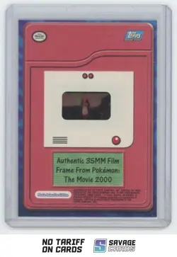 2000 Topps Pokemon 2000 Authentic Film Frame Card - Image 2