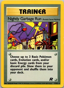 Team Rocket #77/82 Nightly Garbage Run (Rocket's Secret Machine) Pokemon - Image 1