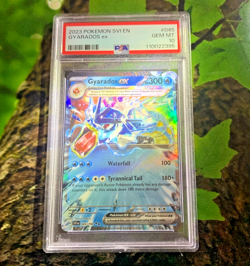 2023 POKEMON SVI EN-SCARLET & VIOLET #045 GYARADOS EX PSA 10 - Image 3