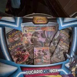 Pokemon TCG: LUCARIO GX Box RARE Sealed N752 - Image 1