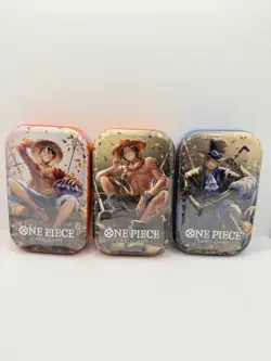 One Piece Card Game: Tin Pack Set Vol.2 [TS-02] - Set of 3 tins - Image 1