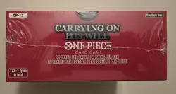 One Piece OP-13 🇬🇧 Carrying on His Will Booster Box - ENG Version - SEALED ✅ - Image 3