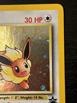 Eevee 11/53 Wotc Black Star Promo Holo 2000 Pokemon with **SWIRL** Lp+ - Image 3