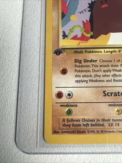 Diglett 1st Edition Team Rocket 52/82 WOTC Vintage Pokemon - Image 2