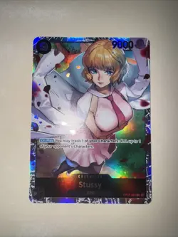 Stussy OP07-085 SR 500 Years in the Future One Piece TCG Card Game CCG English - Image 1