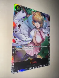 Stussy OP07-085 SR 500 Years in the Future One Piece TCG Card Game CCG English - Image 2