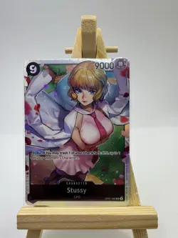 One Piece TCG Stussy Alternative Art Card OP07-085 SR 500 Years in the Future - Image 1