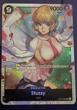 Stussy OP07-085 SR 500 Years in the Future English One Piece Card Game TCG x1 - Image 1