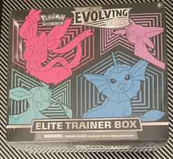 Pokemon TCG Sword and Shield Evolving Skies ETB Elite Trainer Box FACTORY SEALED - Image 1
