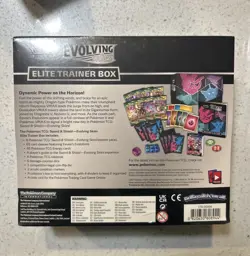 Pokemon TCG Sword and Shield Evolving Skies ETB Elite Trainer Box FACTORY SEALED - Image 2
