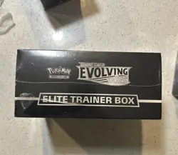 Pokemon TCG Sword and Shield Evolving Skies ETB Elite Trainer Box FACTORY SEALED - Image 3