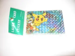 VINTAGE POKE'MON TRADING CARD STICKER SET -rare- of -9- SEALED -new- - Image 1