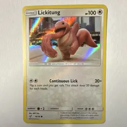 Pokemon TCG Lickitung 16/18 Southern Islands Regular Rare Card Naoyo Kimura - Image 1