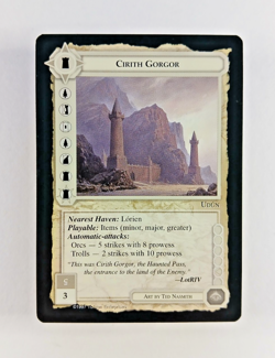 Cirith Gorgor - Middle Earth CCG card (1997 ICE MECCG Against The Shadow LotR - Image 1