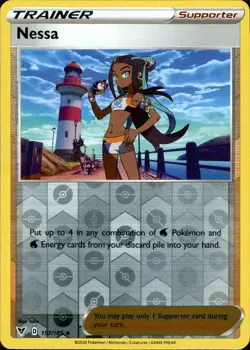 ⚡Pokemon TCG - Nessa - 157/185 - Reverse Holo - Vivid Voltage - NM⚡ - Image 1