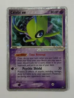 Pokemon TCG Celebi ex 017/017 Holo Ultra Rare POP Series 2 DMG - Image 1