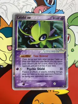 Pokemon Celebi ex 17/17 Ultra Rare POP Series 2 Promos LP - Image 1