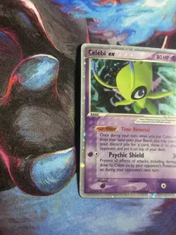 Celebi EX 17/17 Pop Series 2 Holo Rare Pokemon TCG HP DMG - Image 3