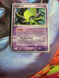 Celebi EX 17/17 Pop Series 2 Holo Rare Pokemon TCG HP DMG - Image 4