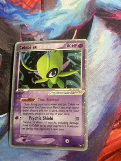 Celebi EX 17/17 Pop Series 2 Holo Rare Pokemon TCG HP DMG - Image 5