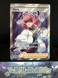 Pokemon Card Klara SWSH302 Black Star Promo Ultra Rare Trainer NM - Image 1
