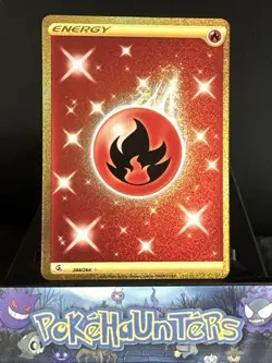 Pokemon Card Fire Energy 284/264 Fusion Strike Holo Rare NM - Image 1