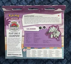 New Sealed Mint Pokemon TCG 2017 World Championships Deck Naoto Suzuki Golisodor - Image 2