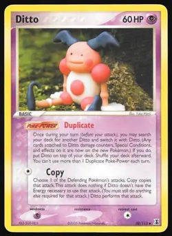 2005 Pokemon Delta Species 38/113 Ditto (Mr. Mime) - MP - Image 1