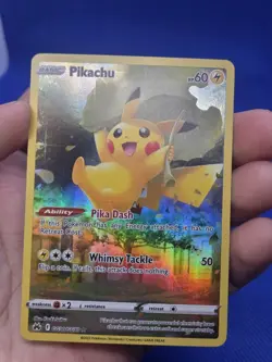 Pokemon Crown Zenith Pikachu Galarian Gallery GG30/GG70 Illustration Rare NM - Image 2