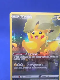 Pokemon Crown Zenith Pikachu Galarian Gallery GG30/GG70 Illustration Rare NM - Image 3