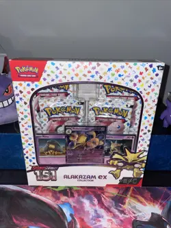 Pokemon TCG: Scarlet & Violet 151 Alakazam ex Collection Box Factory Sealed - Image 2