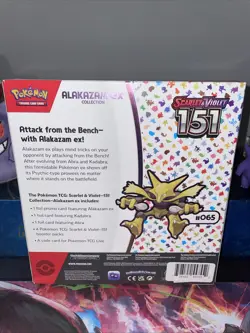 Pokemon TCG: Scarlet & Violet 151 Alakazam ex Collection Box Factory Sealed - Image 3