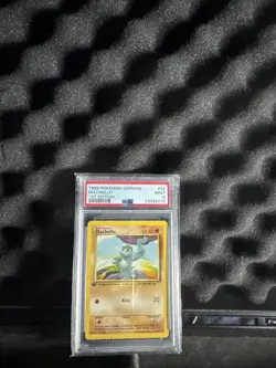 PSA 9 MACHOLLO 52 1ST EDITION GERMAN BASE SET 1999 POKEMON MINT VINTAGE - Image 1