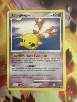 Chingling 58/100 Pokemon Majestic Dawn Common 2008 LP - Image 2