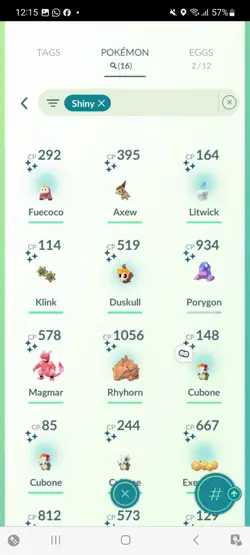 Pokemon Go (Stage 44) Shiny Cubone Flower Crown Halloween & others (16 Shinys) - Image 5