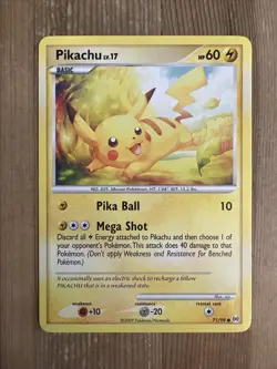 Pokemon TCG Pikachu Arceus 71/99 Regular Common LP - Image 1
