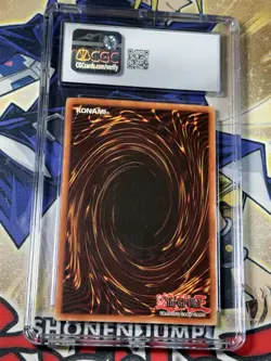 Yugioh CGC 9 Mechanicalchaser TP1-001 Ultra Rare Faded Error - Image 3