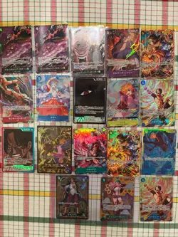 One Piece TCG Japanese Alt Art and SP Card Lot Sleeved Pulled Fresh NM Set - Image 1