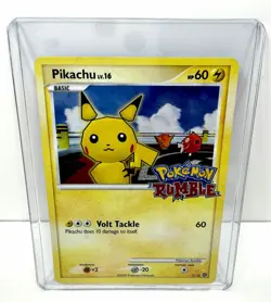 Pikachu - 7/16 - Pokemon Rumble - Holo Stamped - TCG 2009 - English - LP - Image 1