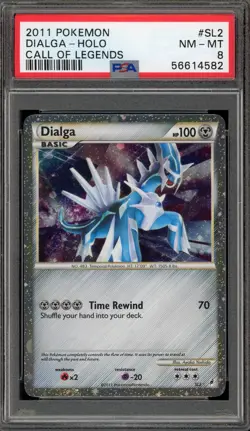 Pokemon Dialga Call of Legends Holo Rare #SL2 PSA 8 - Image 1