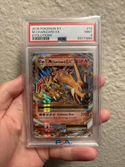 Pokemon TCG XY Evolutions Holo Ultra Rare Mega M Charizard EX 13/108 PSA 9 - Image 1