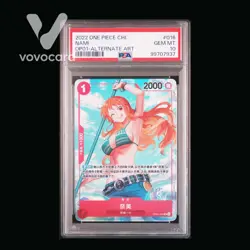 PSA 10 GEM MT Nami OP01-016 Romance Dawn ALT ART One Piece Card Game - Image 1