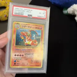 Pokemon PSA 6 Charizard #6 Holo CD Promo 1999 Japanese Card - Image 3