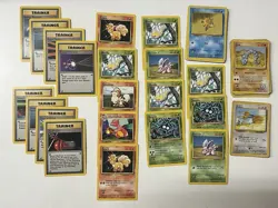 Pokemon TCG Base Set Lot of 45 Cards - Image 1
