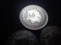 Pokemon Card Meiji Promo Battle Coin Silver x3 Gengar Haunter Gastly #6239 - Image 2