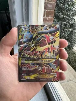 Pokemon TCG M Lucario EX Holo Full Art Ultra Rare Card 55a/111 - Image 2