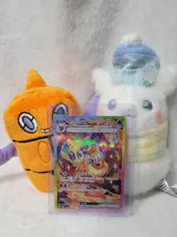 NM Flareon ex SAR 202/187 Sv8a Terastal Festival Korean Pokemon Card - Image 1
