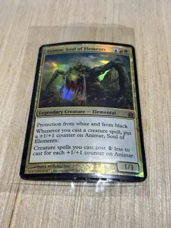 animar soul of elements foil, Xl Magic Card, 2011 Wizards Of The Coast LLC #181 - Image 1