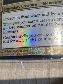 animar soul of elements foil, Xl Magic Card, 2011 Wizards Of The Coast LLC #181 - Image 5