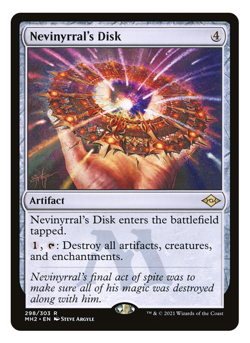 MTG - Nevinyrral's Disk - Rare Artifact - Modern Horizons 2 (MH2) - M/NM - Image 1